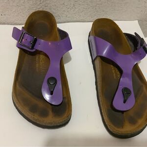 Birkenstock Gizeh Purple Patent size 36 L5